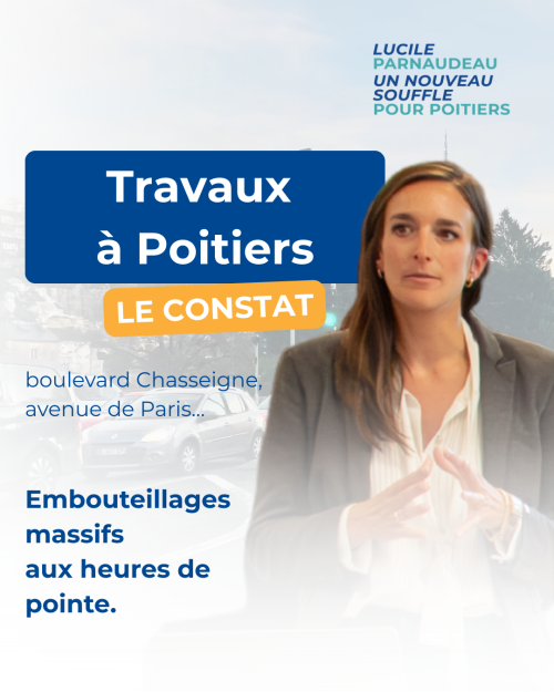 Travaux à Poitiers bouchon